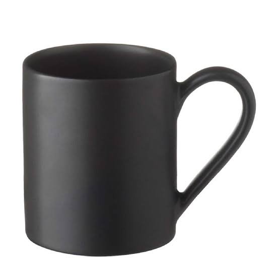 Mug Satin Charcoal Black NK-M087